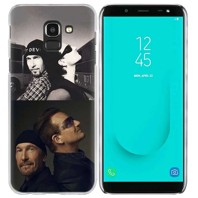 U2 Боно край чехол для samsung Galaxy A50 A80 A70 A60 A40 A30 A20 A20e A10 A9 A7 A6 Note 8, 9, 10, плюс 5G Funda Капа