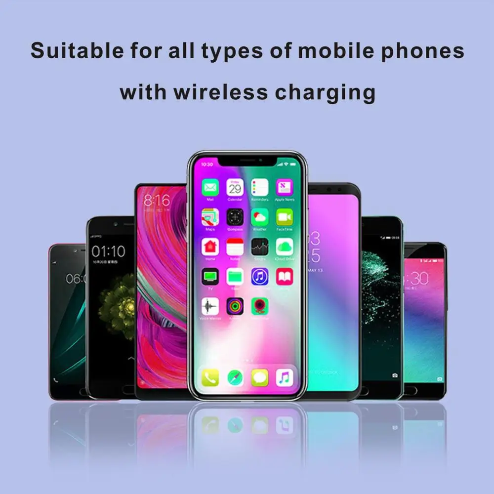 Автомобильное беспроводное зарядное устройство Qi держатель для телефона