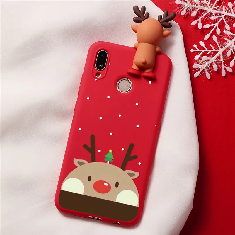 21Klho-lutoushu Чехол с милыми игрушками для huawei P20 P30 P10 P9 P8 Lite mate 10 20 30 Lite Pro P Smart Nova 3 3i 5 чехол из ТПУ с рождественским оленем - Цвет: 21Klho-lutoushu