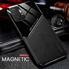 Магнитный чехол из оргстекла для телефона Oppo Realme GT Master Explore NEO XT 6 7 7i 8 Pro C11 C12 C15 C21 C21Y, силиконовый чехол