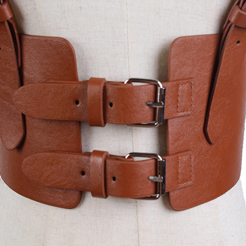 

Punk Retro Leather Belt Personality Female Harness Waist Belt Suspenders Straps Decorative Waist Seal Body Bondage Girdle