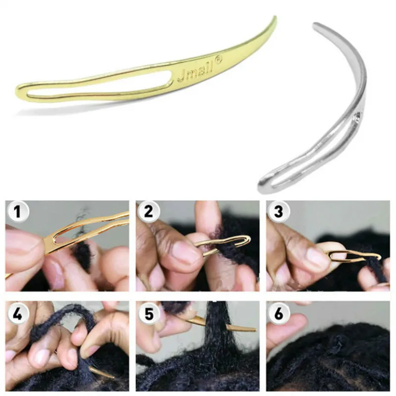 1pc Crochet Dreadlock Needles Metal Dreads Hooks Maintaining Braiding Hair Tools for Braid Craft Knit Styling 12 Style | Красота и