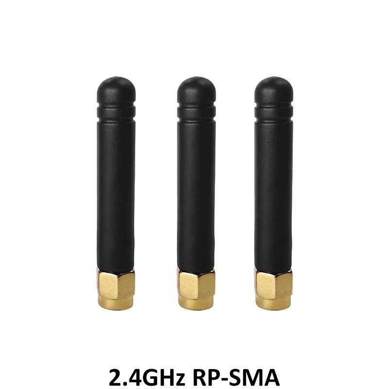 GRANDWISDOM 5pcs 2.4G antenna 2dbi sma female wlan wifi 2.4ghz antene pbx iot module router tp link signal receiver antena