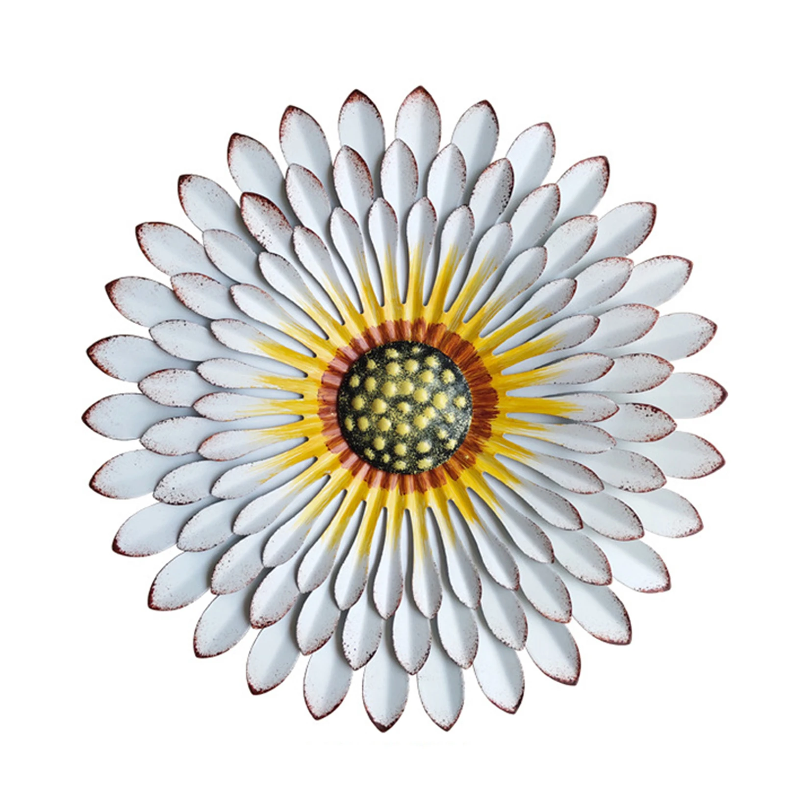 

Metal Flower Decorations Wrought Iron Handmade Crafts Hanging Ornament for Home Livingroom Bedroom CANQ889
