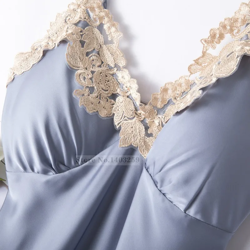 

Women Sleepwear Spring Summer 5PCS Pajamas Set Sexy Lace Trim Robe Kimono Gown Casual Female Intimate Lingerie Lounge Wear XXL