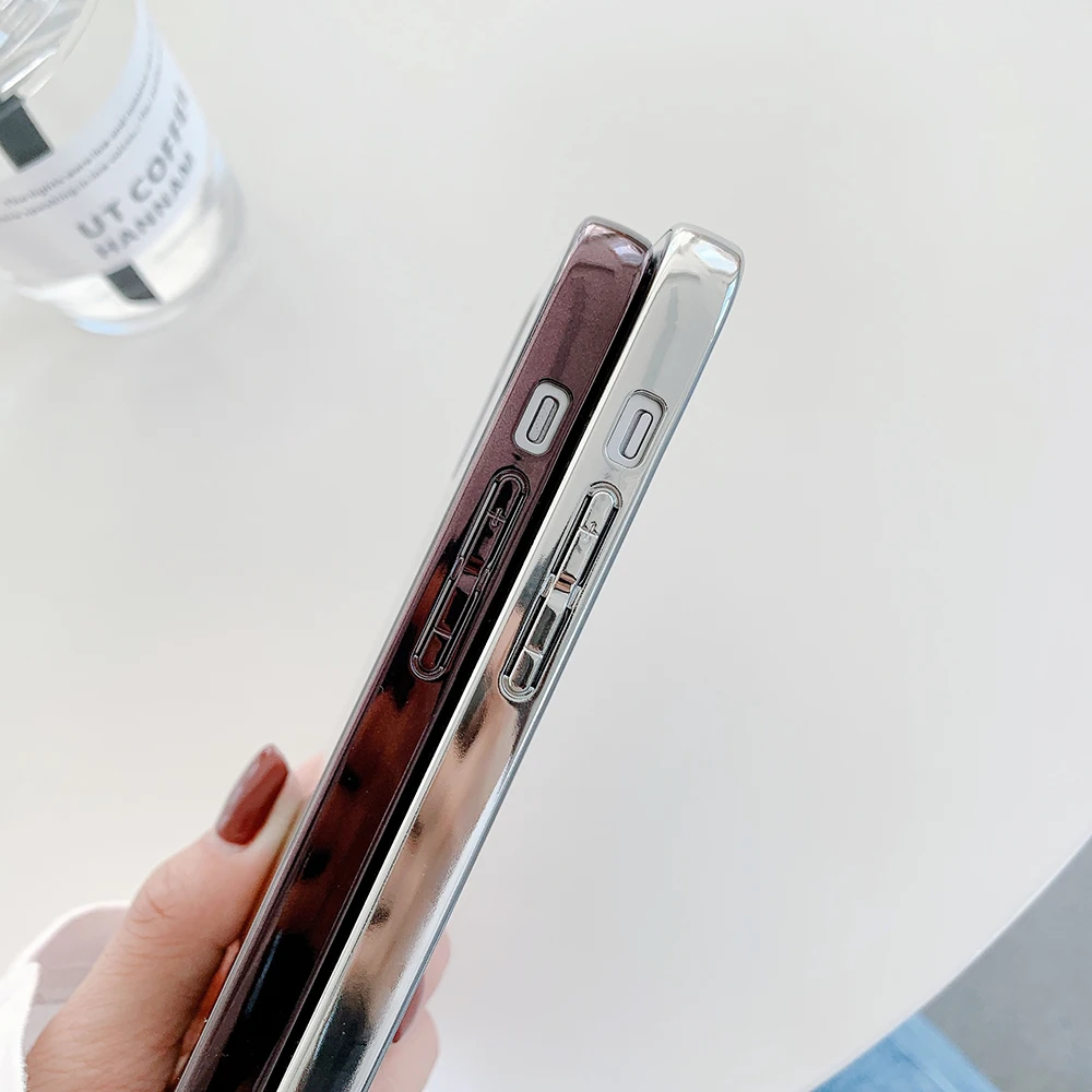 Роскошный зеркальный чехол для телефона Iphone 11 12 Pro Mini 11Pro Max X XR XS с полным обзором 8 7