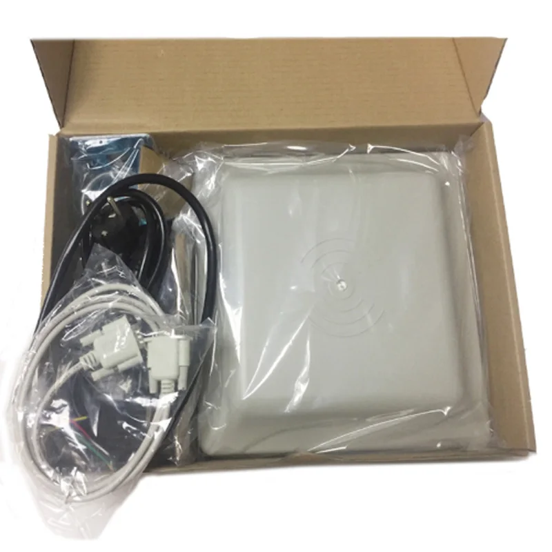 Считыватель UHF RFID 6 м считыватель дальнего радиуса действия встроенная антенна