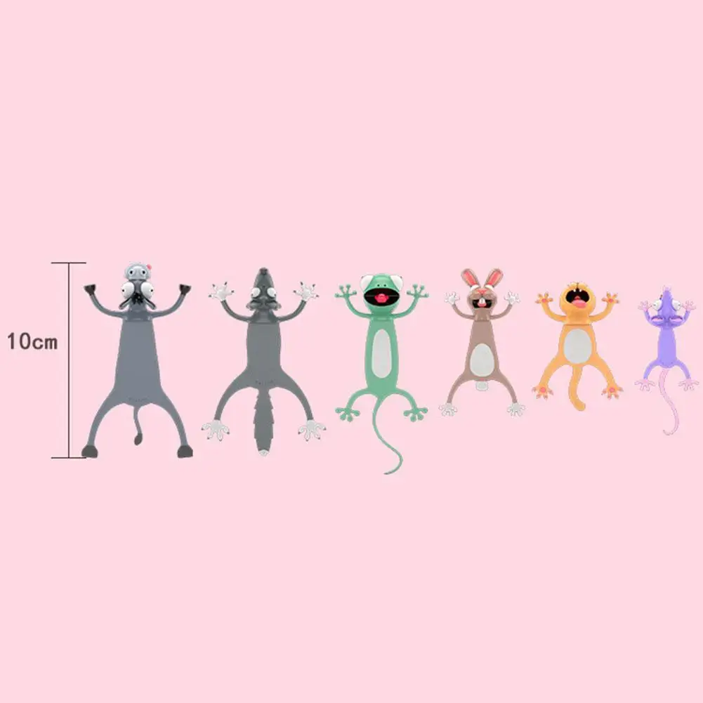 1 шт. 3D стерео мультфильм животных закладки ПВХ оригинальный милый кот Kawaii Сделай