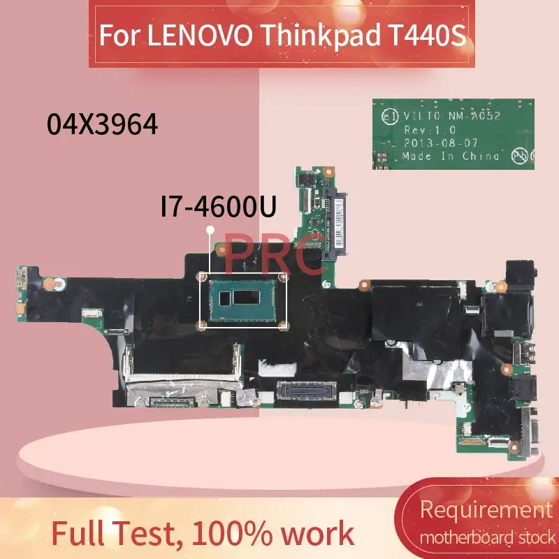 04X3964 04X3962 для LENOVO Thinkpad T440S I7 4600U материнская плата ноутбука VILT0 NM A502 SR1EA DDR3