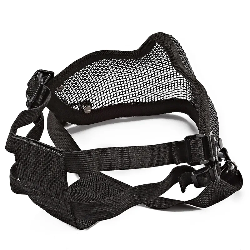 Tactical Half Face Mask Breathable Soft Folding Mesh Mouth Protector Paintball Helmet Field Protection Facial |