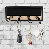 guitar keychain holder for hanging door wall home house storage key chain amplifier keys plug hanging box support dropshiping