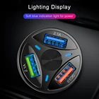 Автомобильное зарядное устройство USB для быстрой зарядки мобильный телефон 3 порта для Hyundai Tucson 2018 Suzuki Vitara Swift Jimmy Samurai Alto Seat Ibiza Leon