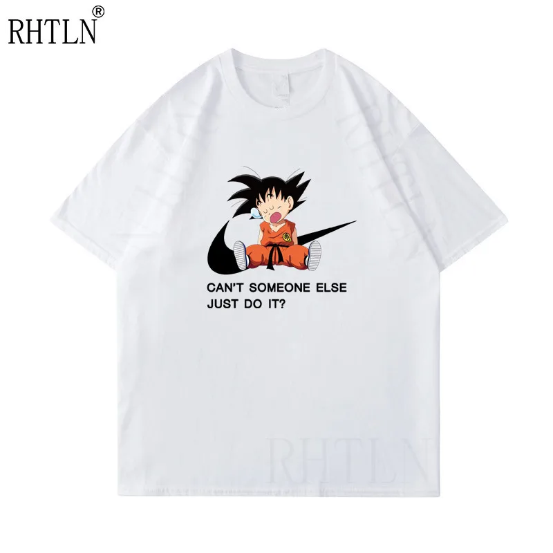 Футболка с принтом Dragon Ball летняя мужская футболка в европейском и американском