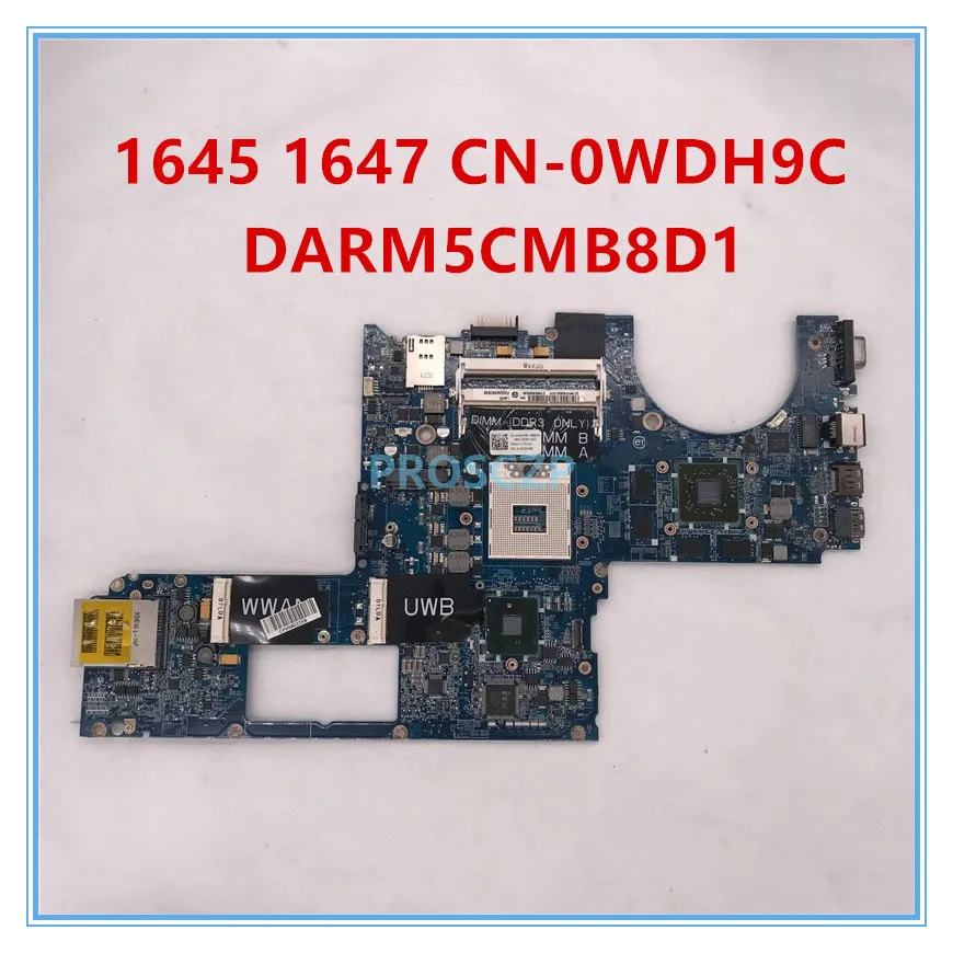 Материнская плата для ноутбука 1645 1647 высокое качество фонарь 0WDH9C WDH9C DARM5CMB8D1 REV:D Y509R