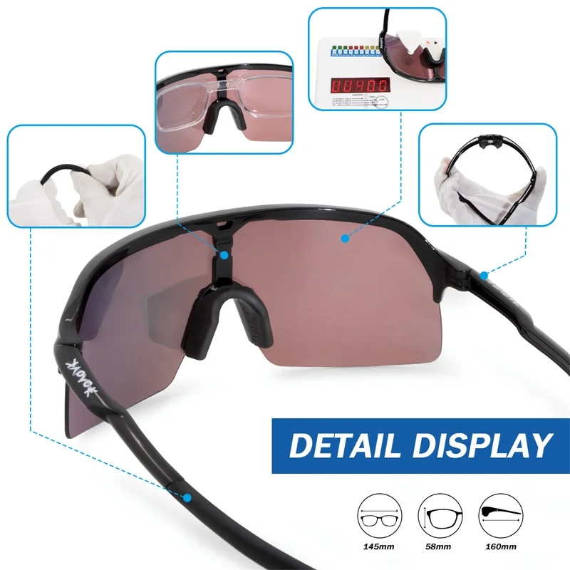 4 Lens 2023 Women Men Cycling Polarized Glasses Bike Sport Sunglasses Bicycle Mountain Goggle Outdoor Fishing Driving Eyewear |