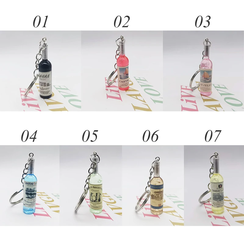 1 шт. брелок для ключей в виде бутылки пива | Украшения и аксессуары