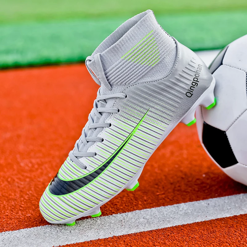 Youth Long Nails Flat Shoes Sneakers Plus Size High Training Football | Детская одежда и обувь