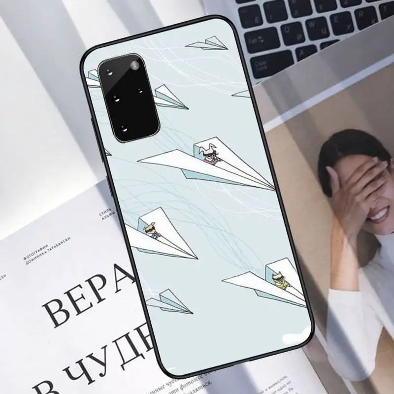 

Aircraft Airplane fly travel cloud Phone Case For Samsung galaxy S 7 8 9 10 20 edge A 6 10 20 30 50 51 70 note 10 plus