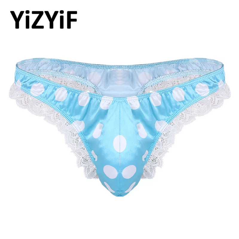 

Бикини, нижнее белье, мужское нижнее белье, блестящее, с низкой посадкой, с оборками, кружевное бикини в горошек, стринги, нижнее белье, купальник