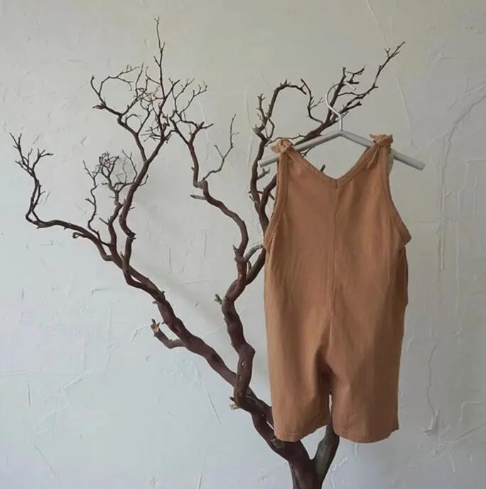 INS Новый Модный V дизайн цельный широкие брюки комбинезон дети девочки мальчик