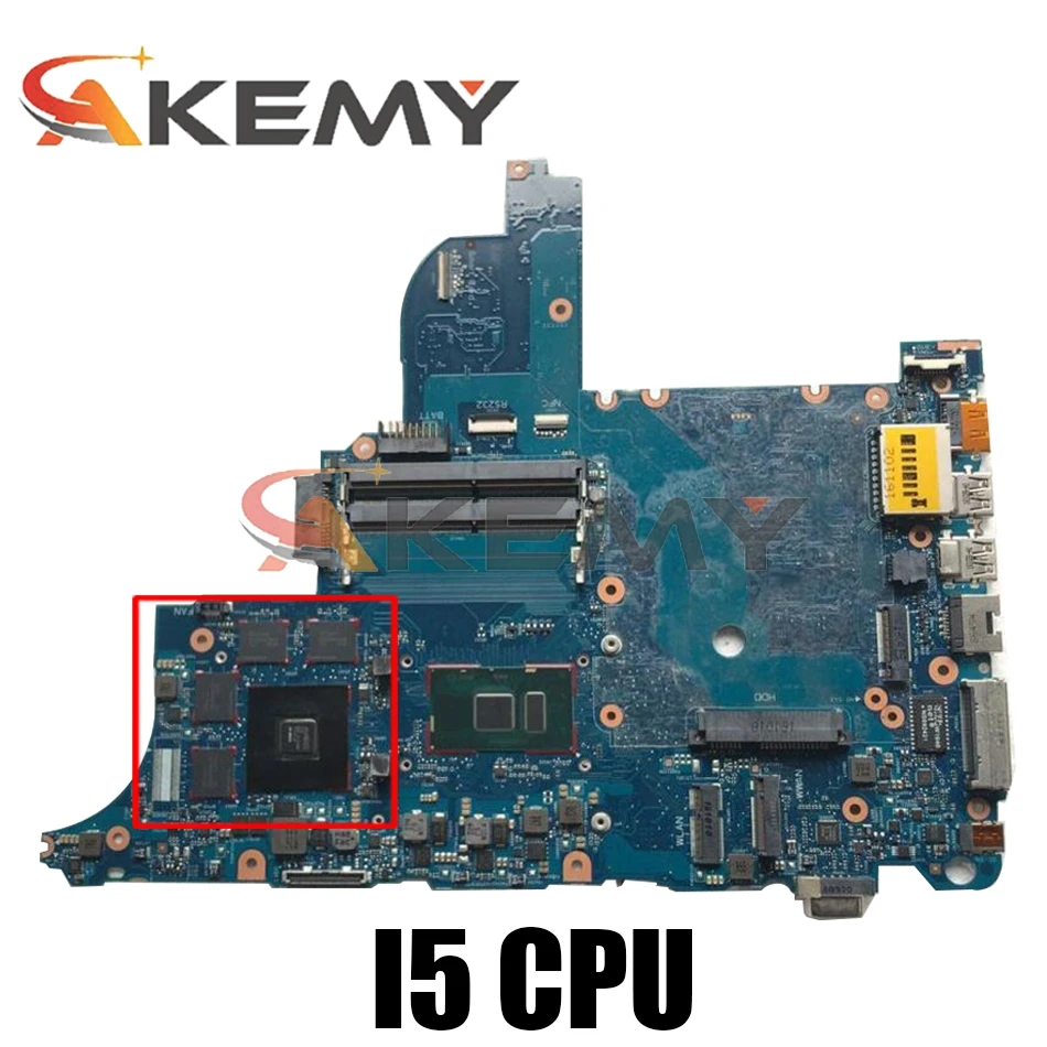 

Akemy For HP ProBook 640 G2 650 G2 Laptop Motherboard MainBoard I5 6300U R7 M365x 2G circus-6050a2723701-mb-a02 Test Ok