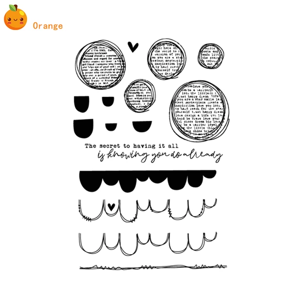 Фон прозрачный марки набор сделай сам для Скрапбукинг/карты/Дети Рождество