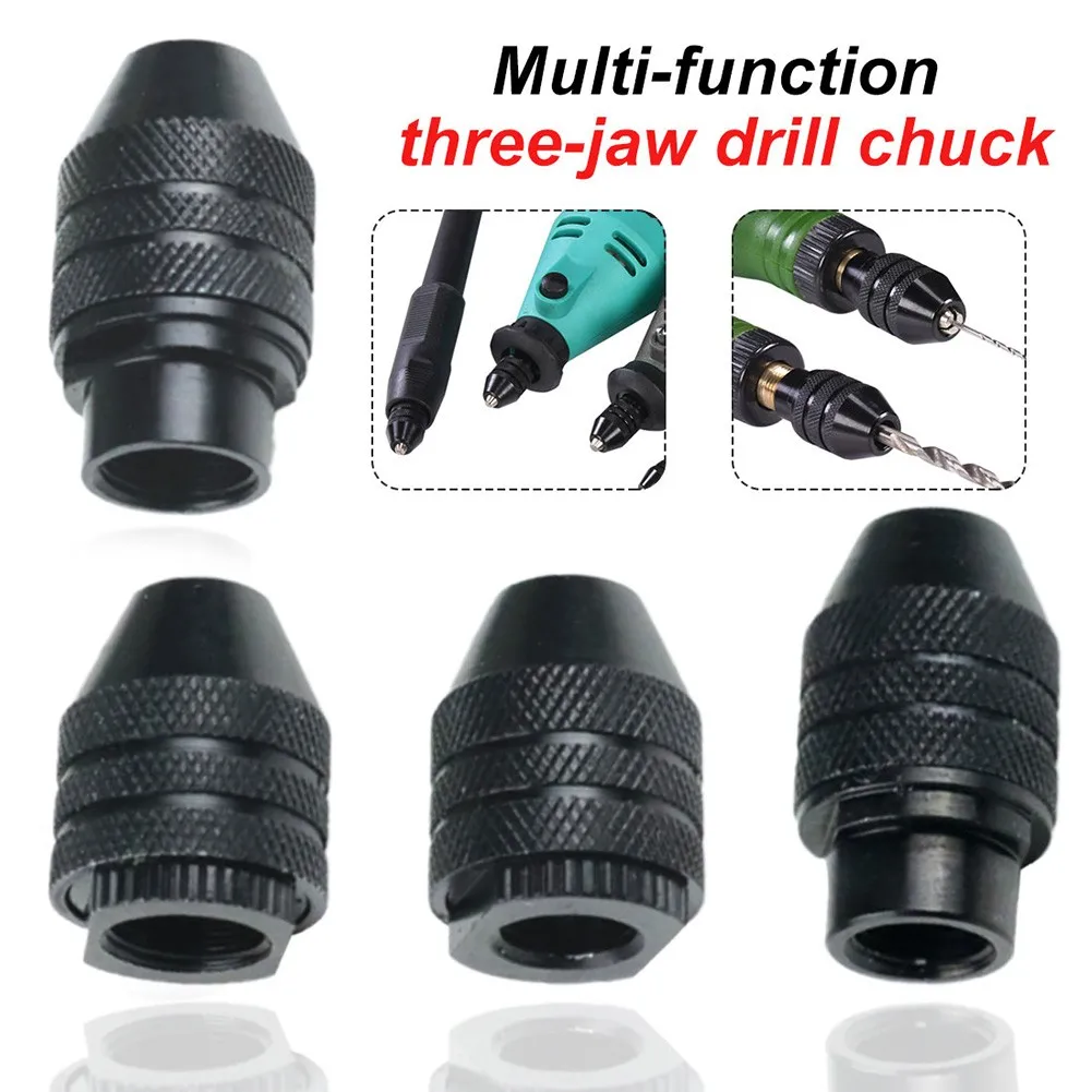 

0.3-3.4mm Mini Multi Chuck Keyless Quick Change Three-Jaw Drill Chuck M7 M8x0.75 For Rotary Tools /