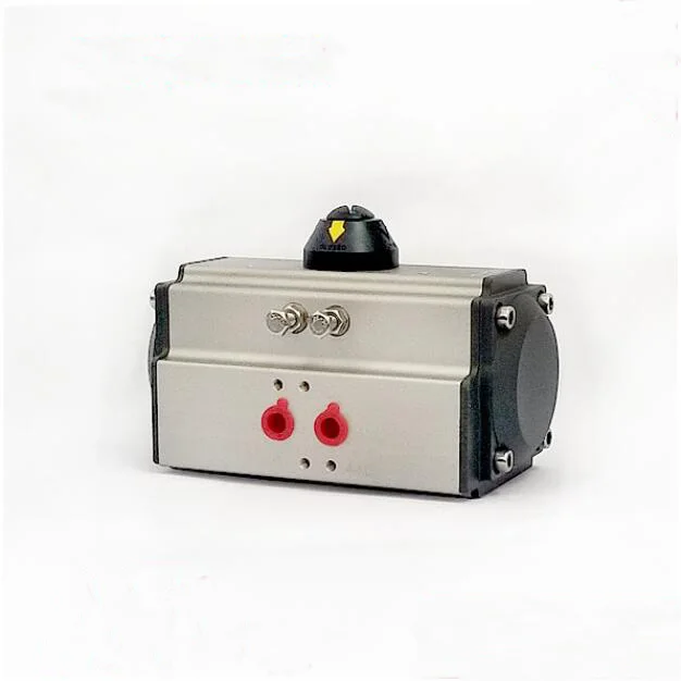 AT75 двойной действующий клапан пневматический привод 90 ° угловой ход поршневой