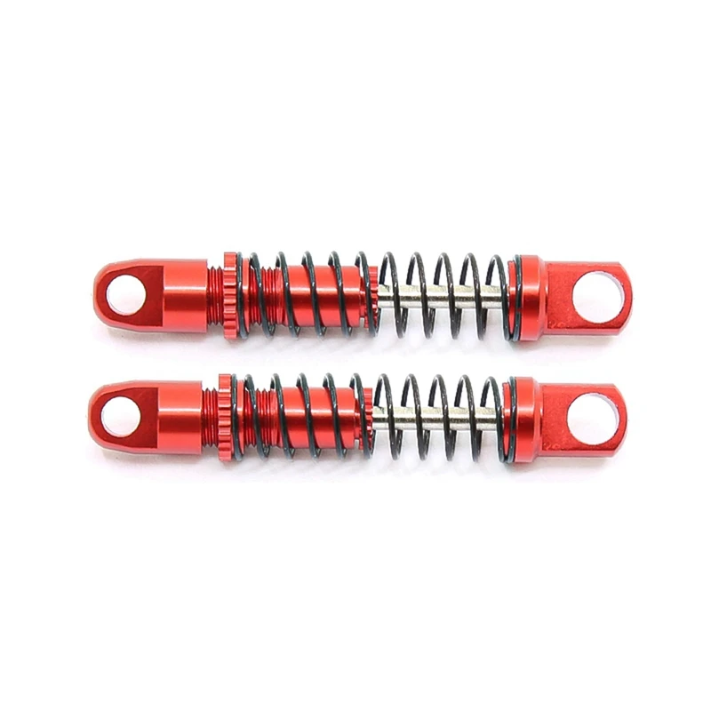 

2 Set RC Car Part: 1 Set Rubber Tires Tyre Wheel & 1 Set Metal Shock Absorber with Steering Cup