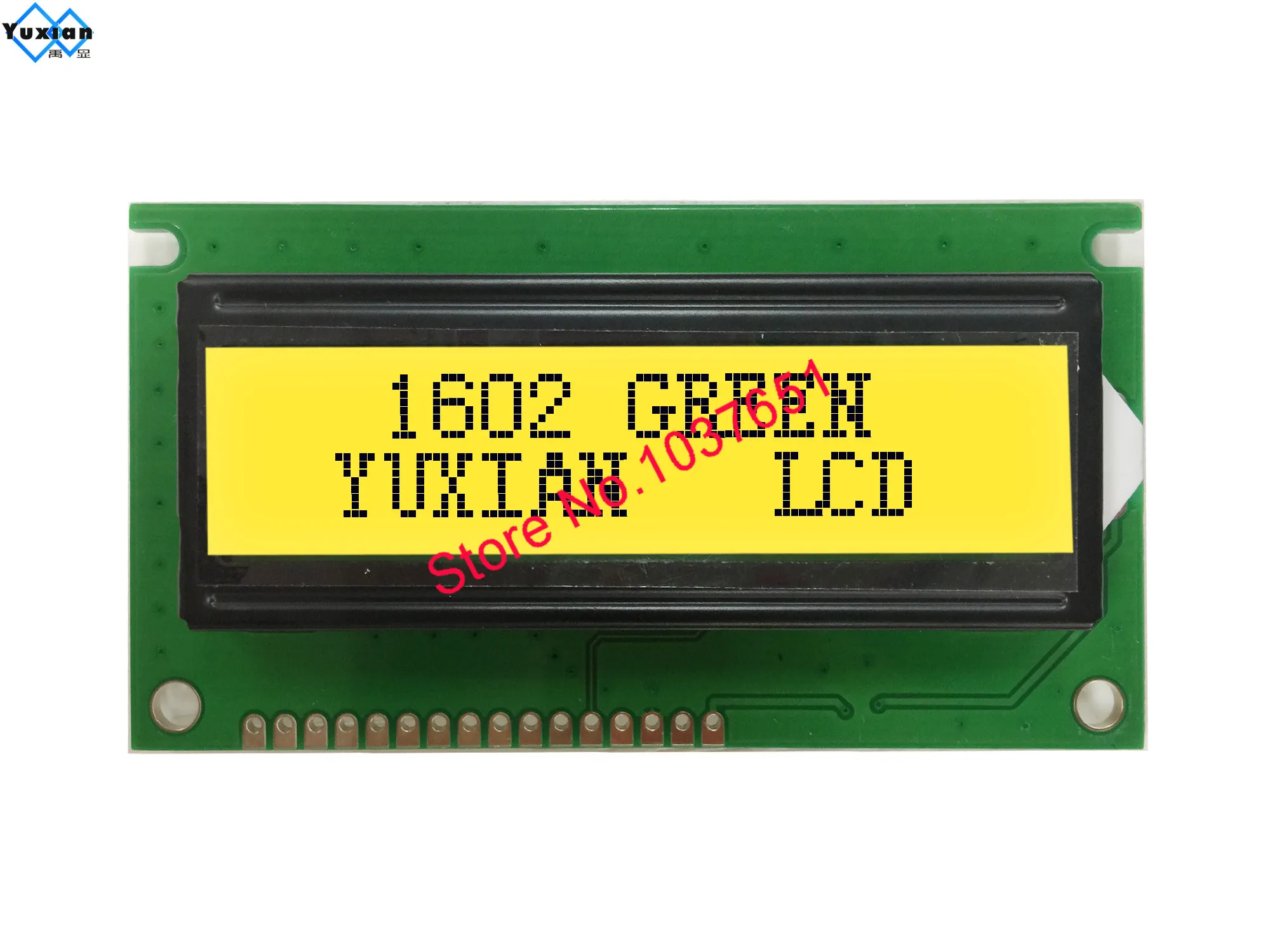 Зеленый модуль ЖК-дисплея 1602C, экран 84*44 мм HD44780 BC1602H 15PIN LEDA 16PIN LEDK 1602C (art.: 3a3576f4e8d) - 3a3576f4e8d