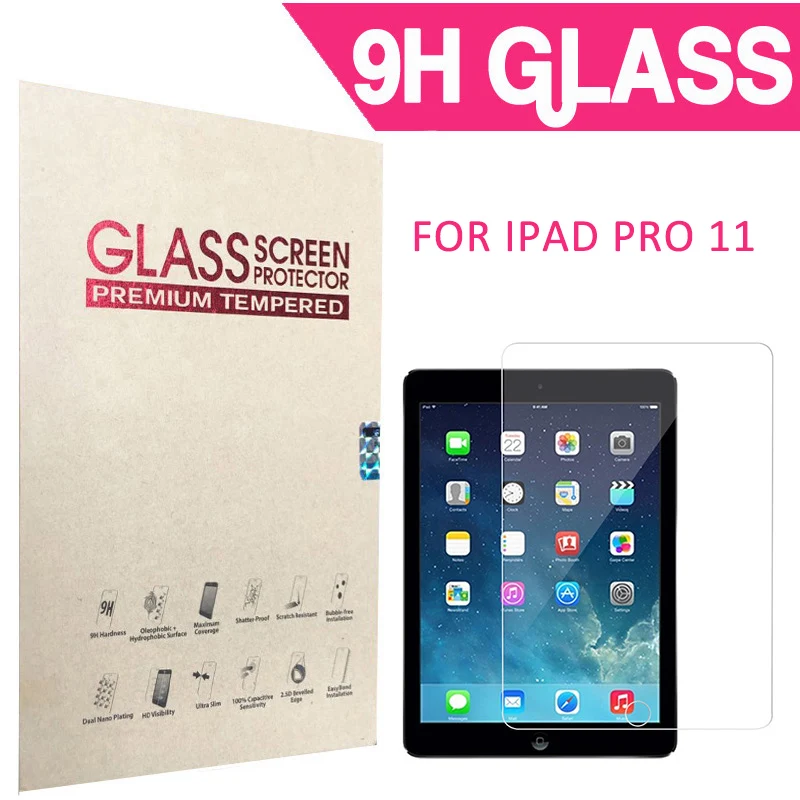 Tempered Glass Умный чехол KpGoing для IPad Pro 11 с держателем для рук, мягкий чехол для IPad Pro 11, чехол, чехол, защита всего тела - Цвет: Tempered Glass