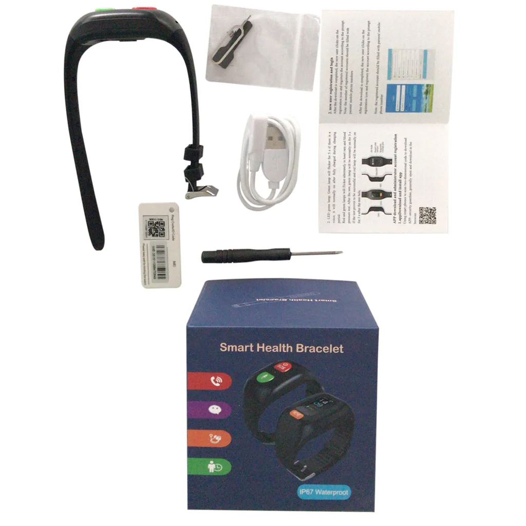 

Cedrus IP67 Gps Bracelet Tracker SOS Smart Watch Waterproof Wristband Old Men Kids No display NO Screen Battery for Android IOS