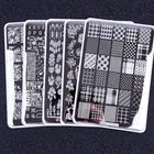 Высокое качество Большой размер 9,5*14,5 см цветокгеометрическая форма шаблон для дизайна ногтей для DIY украшения ногтей пластина инструменты zjoyplus1-51