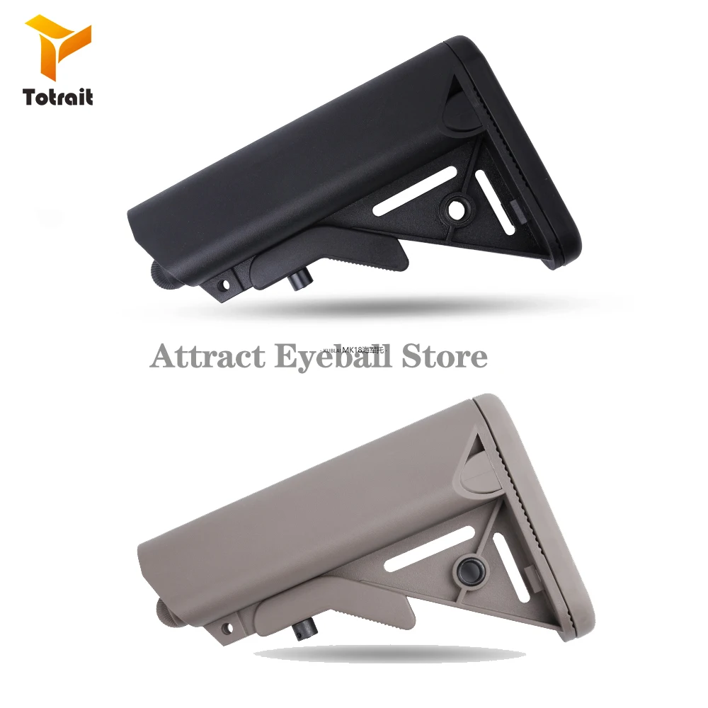 TOtrait Tactical High Quality MK18 Nylon Stock for Airsoft AEG Air Gun M4 AK Gel Blaster J8 J9 CS Sports Paintball Accessories | Спорт и