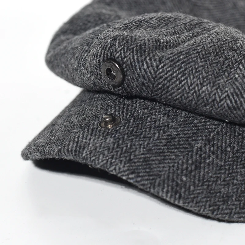 Кепка газетчика в винтажном стиле для мужчин и женщин толстая полосатый берет