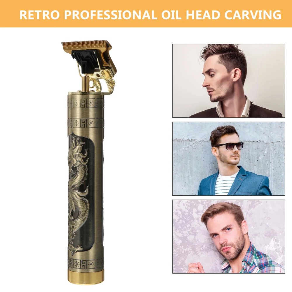 

Professional Hair Clipper Useful Hairdressing Trimmer Hair Cutting Kit (Golden)