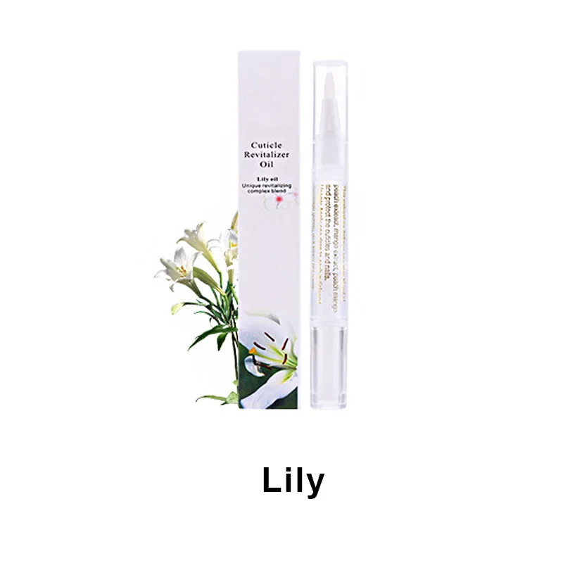 1 PC 5ML Nail Cuticle Oil Revitalizer Nutrition Nail Art Tools For Manicure Care Nail Treatment Cuticle Revitalizer Oil Prevent - Цвет: Lily