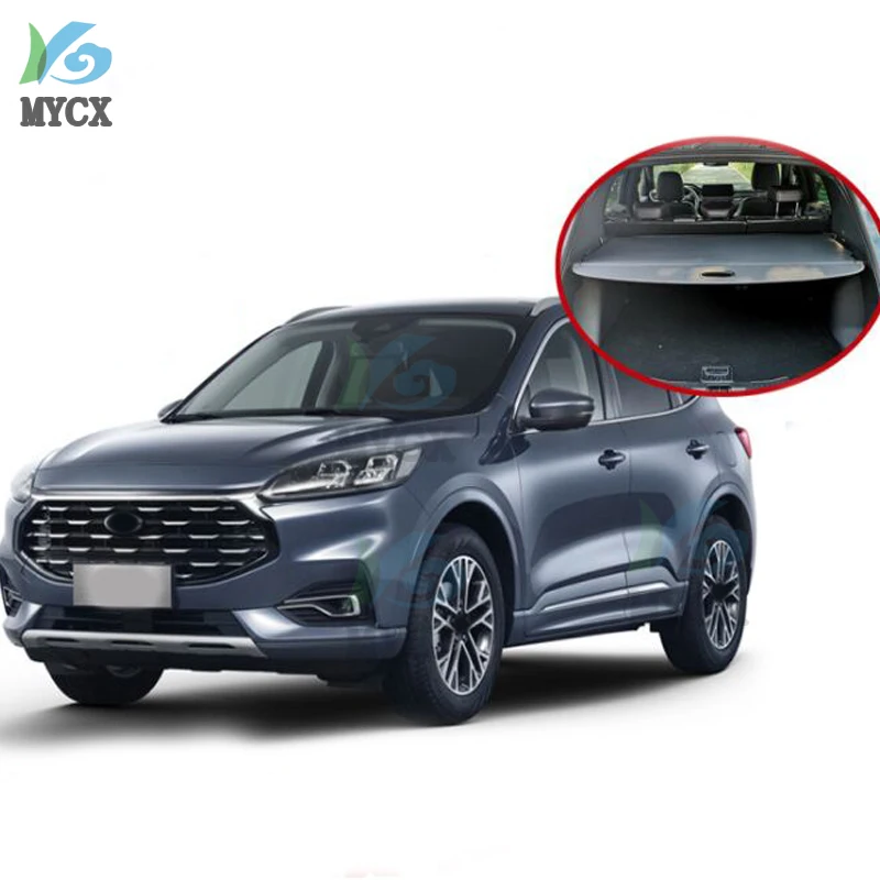 Car Rear Cargo Cover For Ford Escape Kuga 2020-2021 privacy Trunk Screen Security Shield shade Auto Accessories