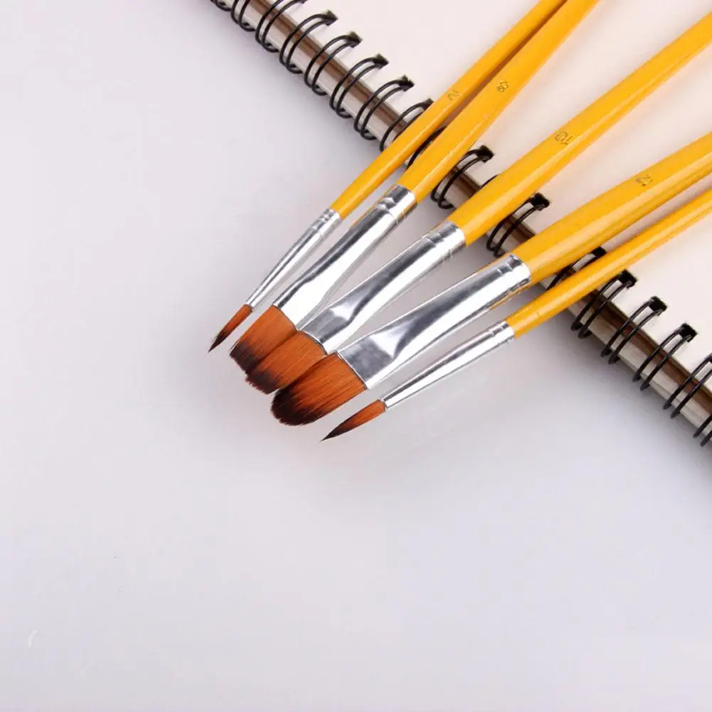 Кисть с чернилами древесного дерева подходит для рисования гуаши и масляной