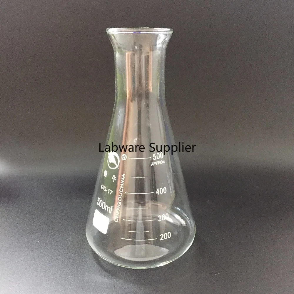 Стеклянная колба с треугольным отверстием 3 цвета 1 шт|Фляжка| |