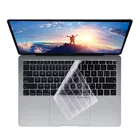 Чехол для клавиатуры US Enter из мягкого ТПУ для Macbook Air Retina Pro 11 12 13 14 15 16 2021 A2179 A2338 A1932 прозрачный защитный чехол