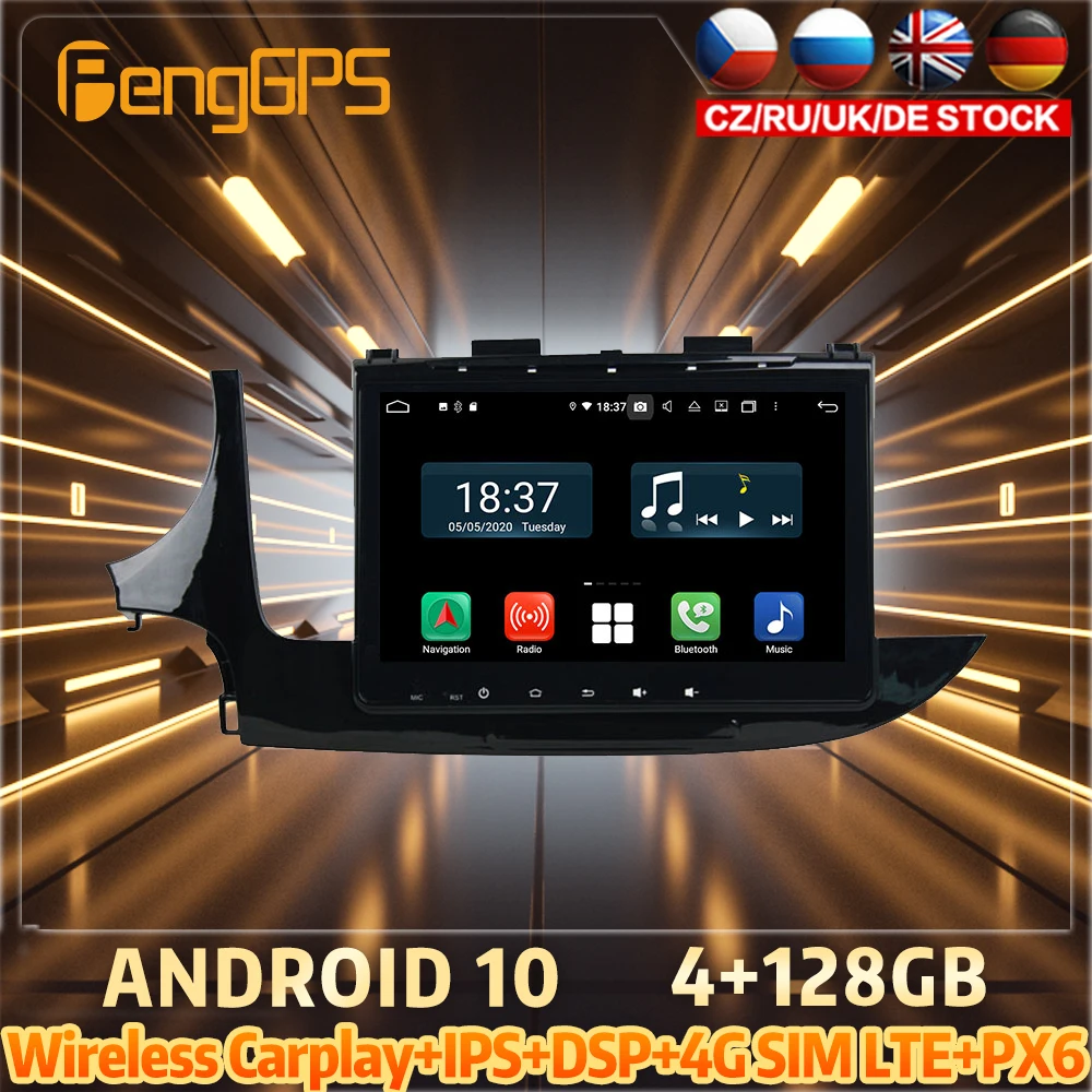 

128G Android10 PX6 DSP For OPEL MOKKA 2017 2018 Car DVD GPS Navigation Auto Radio Stereo Video Multifunction CarPlay HeadUnit