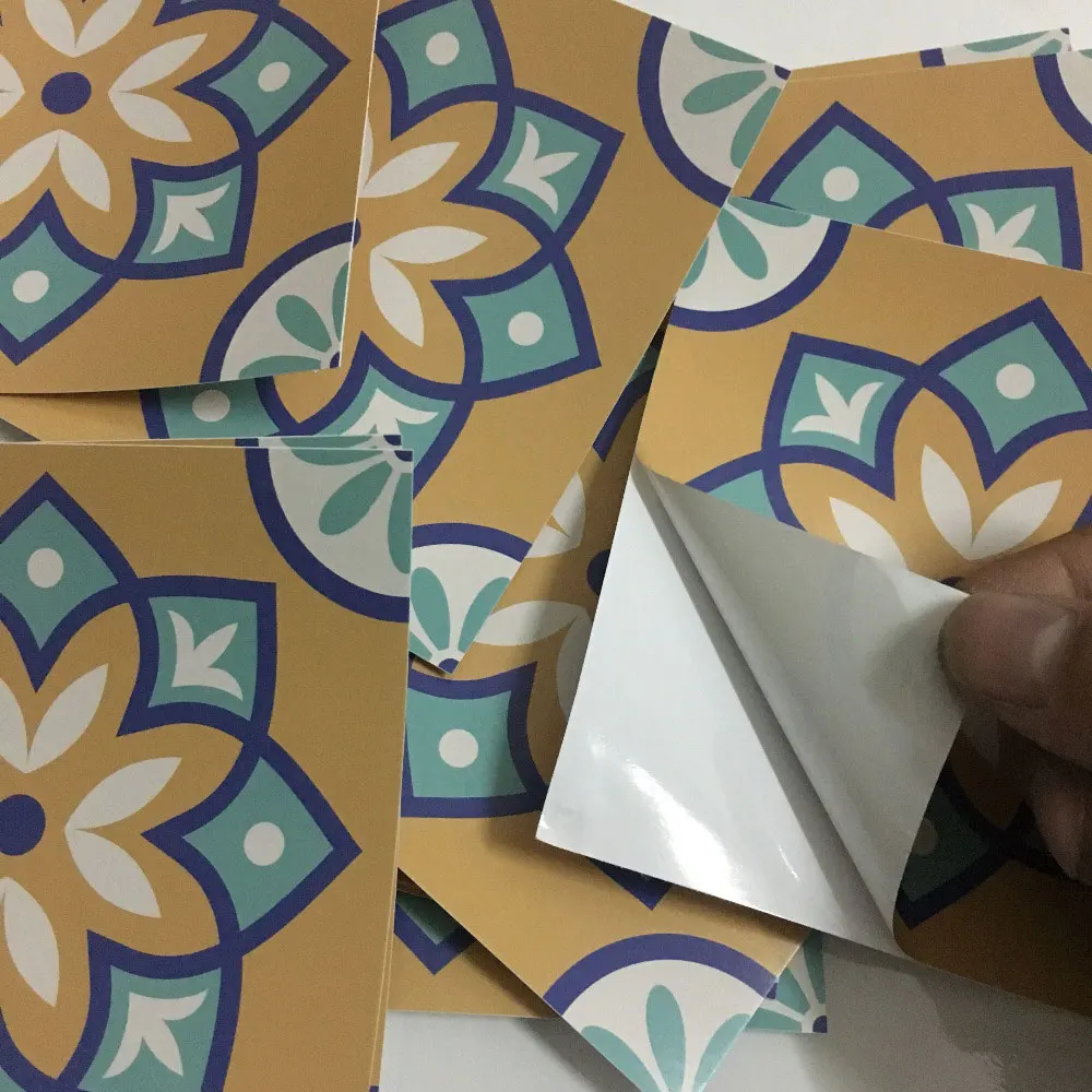 12 шт. европейские напольные плитки наклонные наклейки на стену ванная кухня