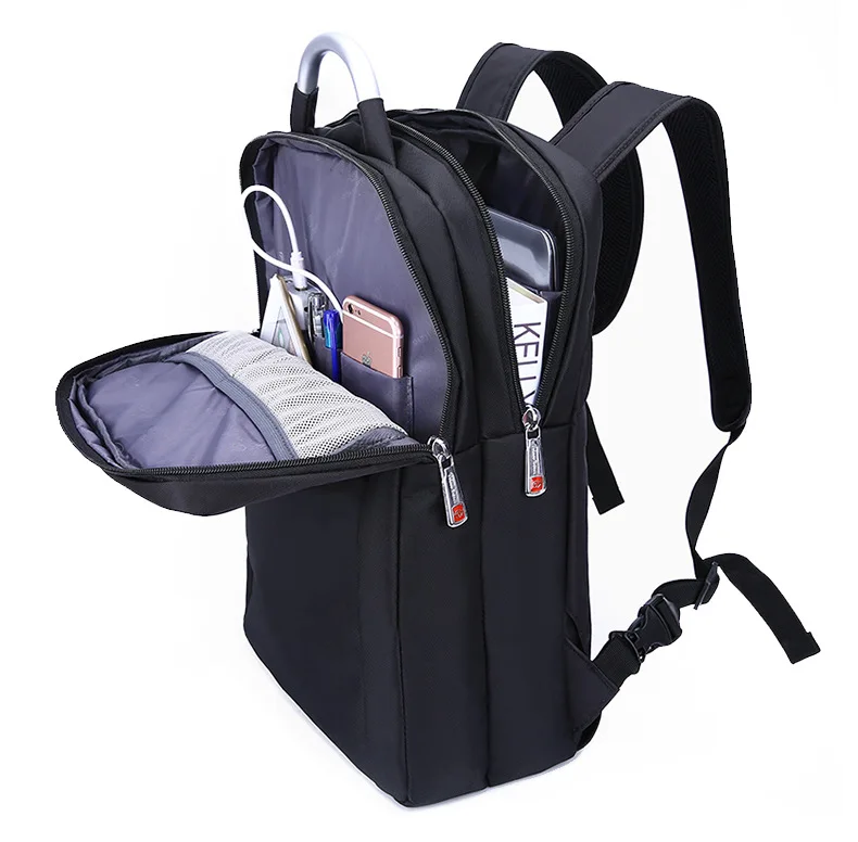 Офисные Сумки для мужчин водонепроницаемые легкие тонкие рюкзаки ноутбука 14