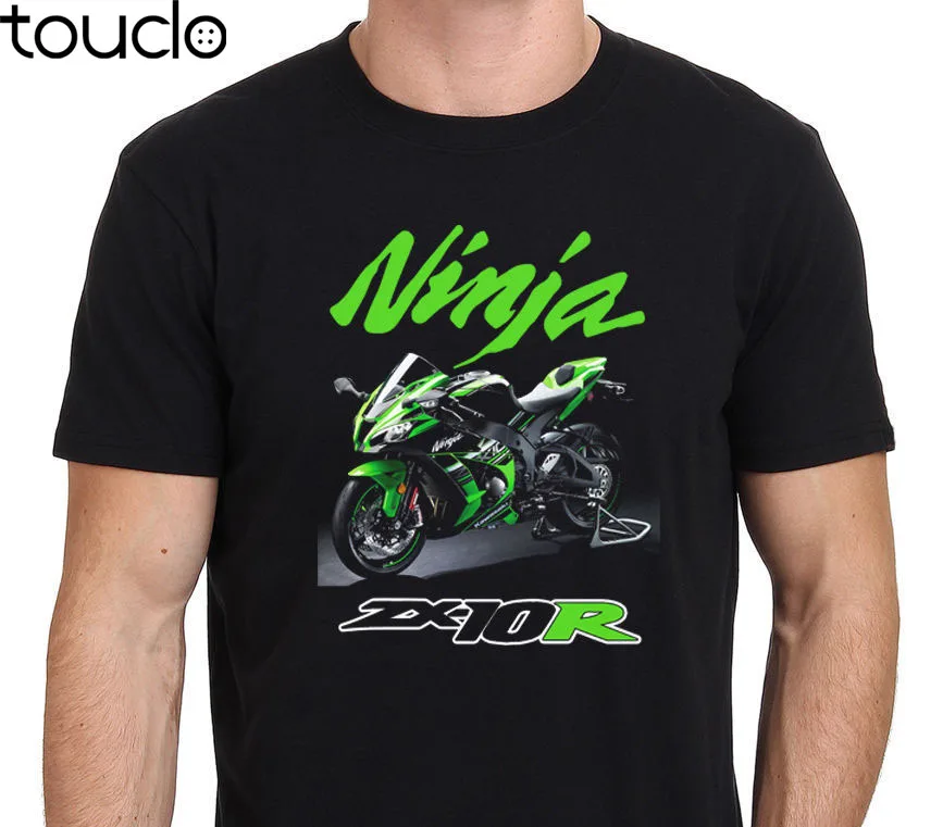 

Summer New Men NEW Japanese Classic Motorcycle Motorrad Ninja ZX10R KRT 2017 Men T-SHIRT Funny Design Tee Shirt