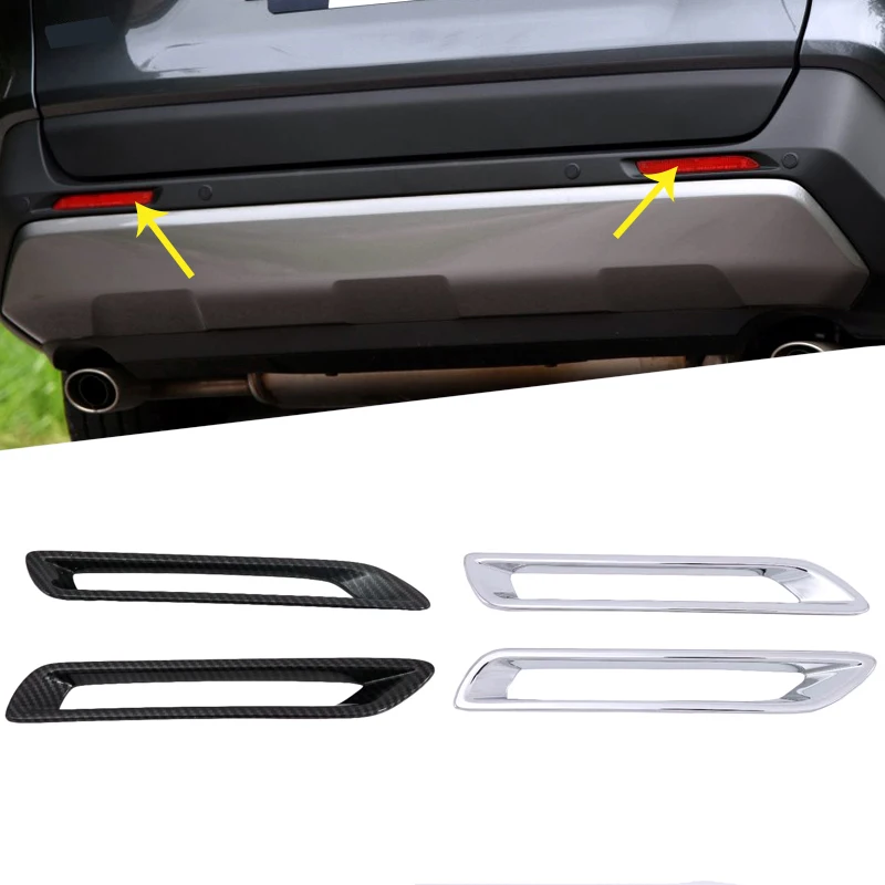 2 шт./лот для Toyota Rav4 2019 2020 ABS хромированный задний отражатель противотуманная фара