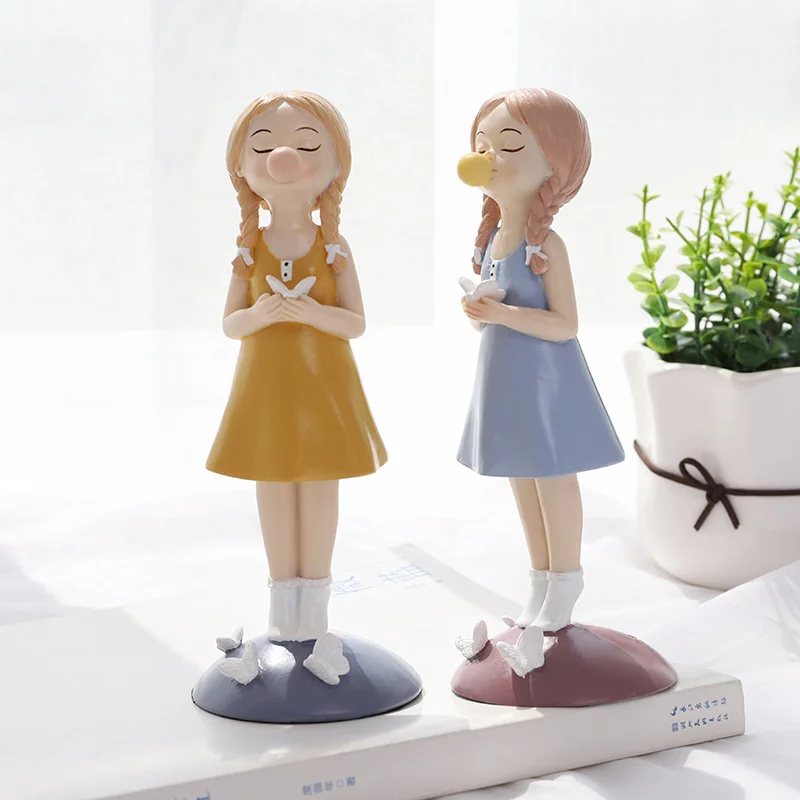 Фигурки для девочек украшения дома аксессуары гостиной мультяшное украшение