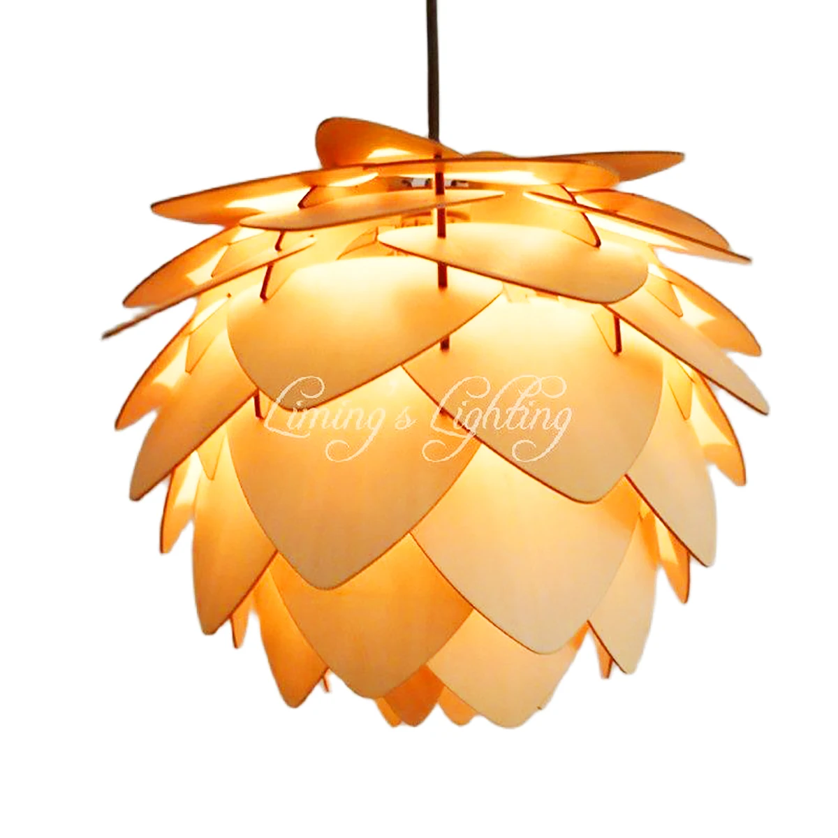 Деревянная Скандинавская декоративная лампа столовая кафе гостиная спальня