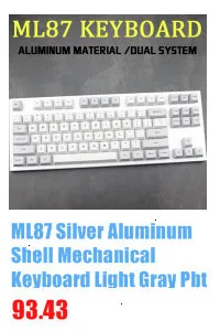 Varmil VB87M Bluetooth клавиатура Pbt Cherry Mx Красный приглушенный цветной краситель Суб Печать Keycps Беспроводная механическая клавиатура для ПК