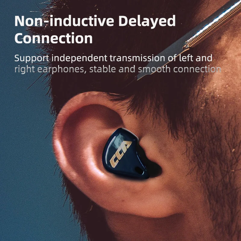 

CCA CX4 Bluetooth Earphones Wireless Sports Earplugs Deep Bass Earphones Bluetooth Headphones Gamer Music Earphone S1 KZ E10 EDX